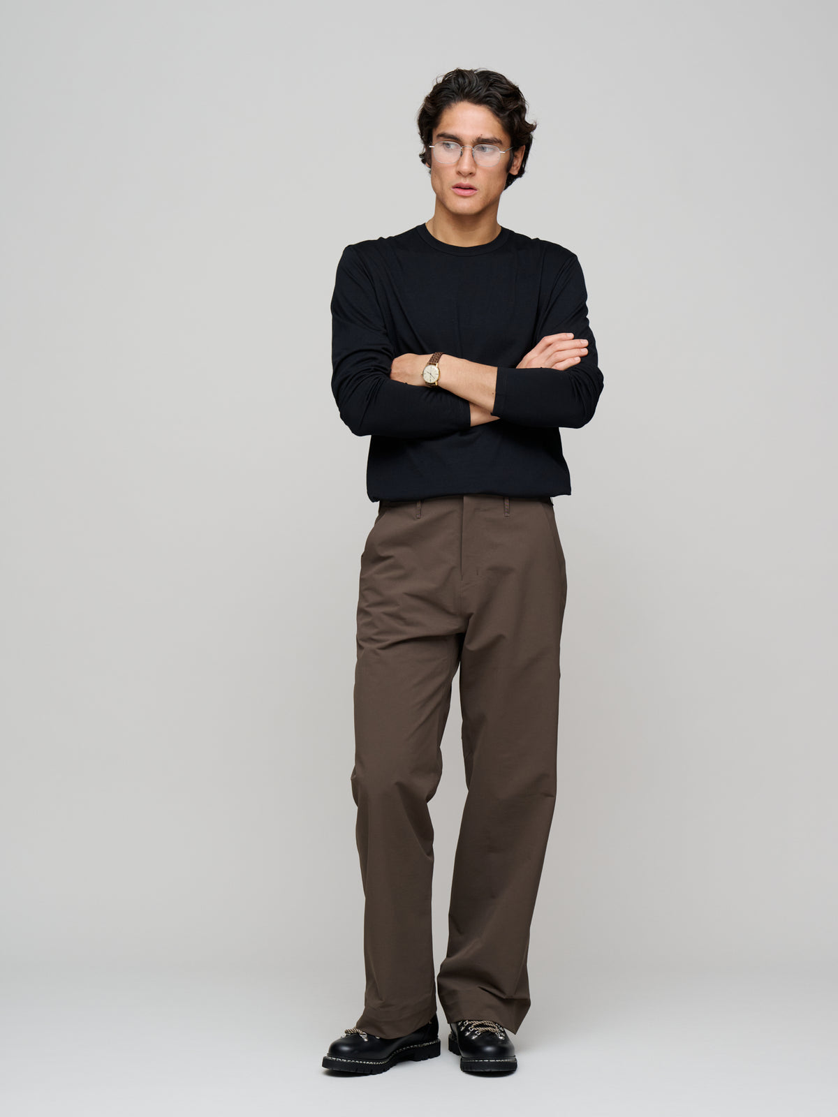 Frame LS Shirt, Black