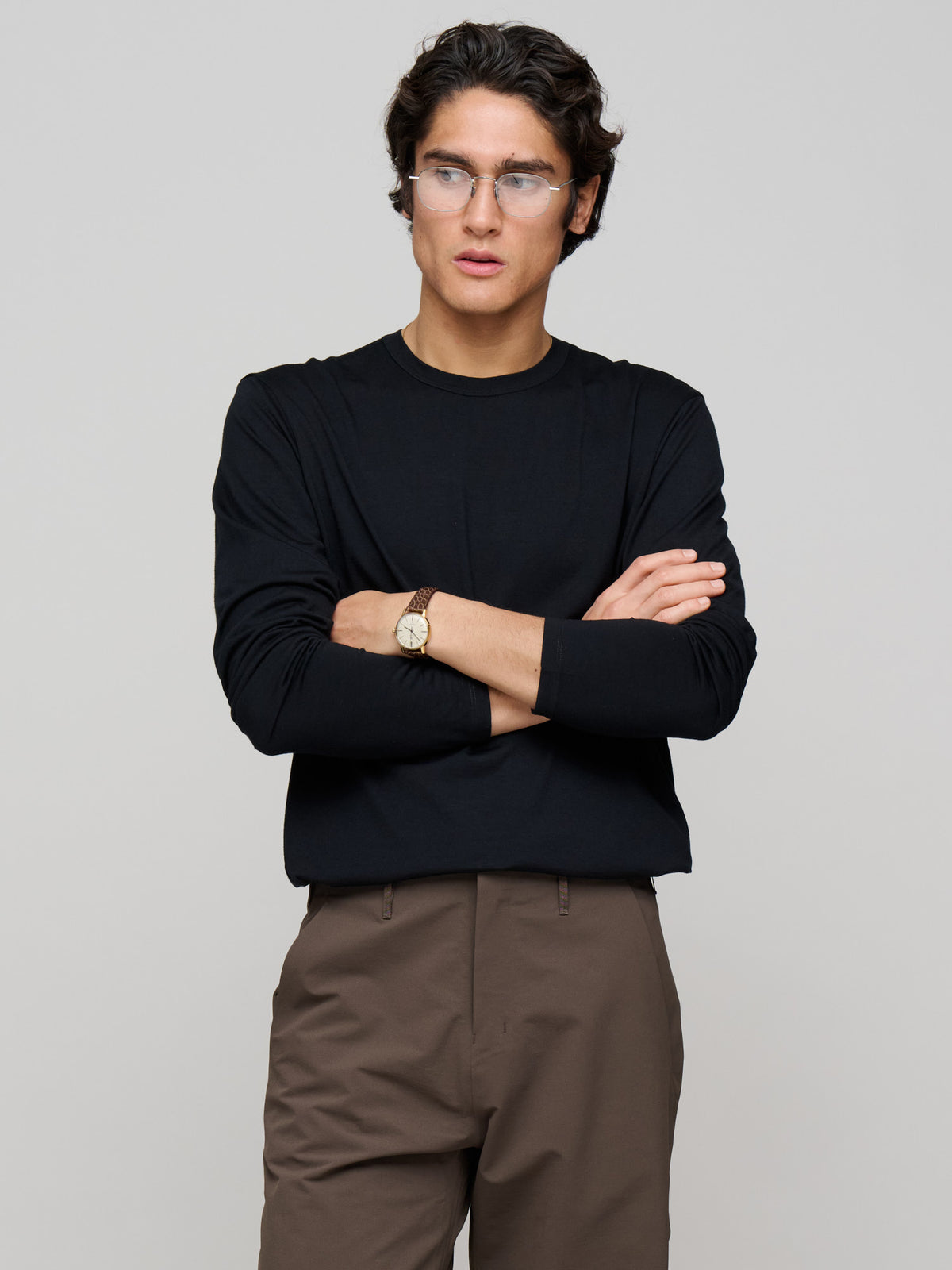 Frame LS Shirt, Black