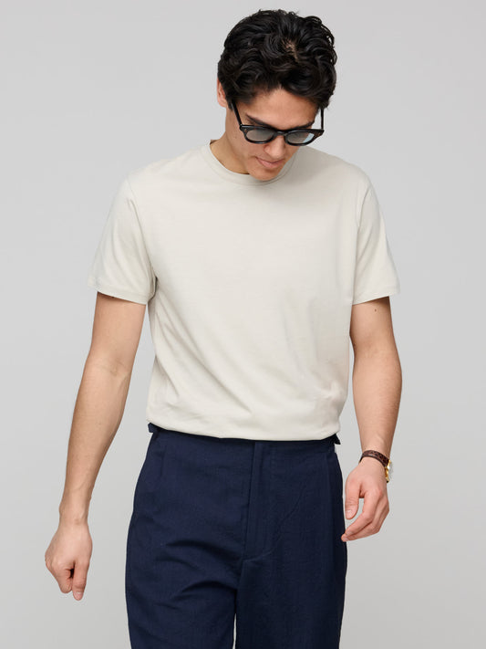 Riviera Midweight T-Shirt, Ash Grey