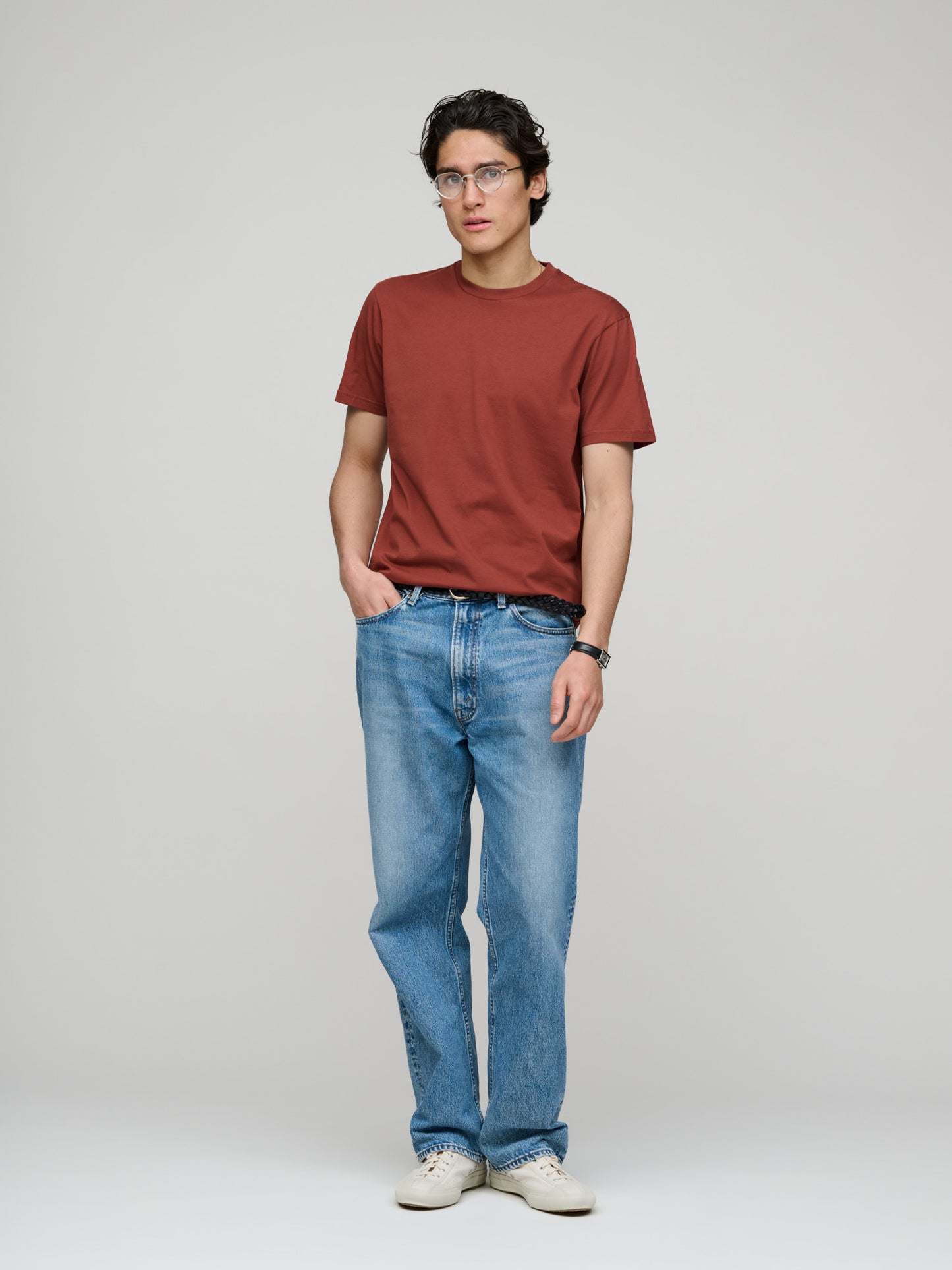 Riviera Midweight T-Shirt, Rust