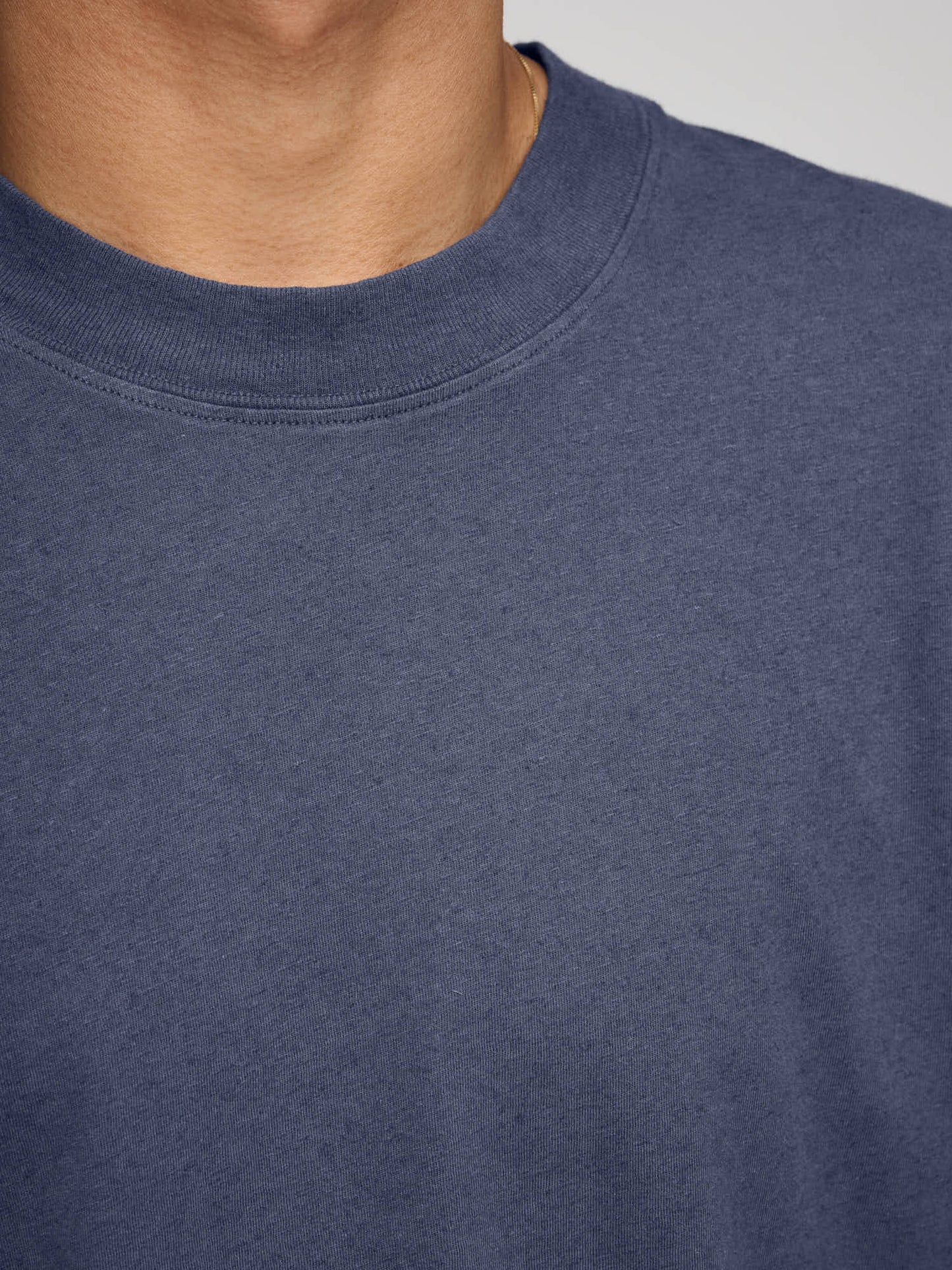 Simple T-Shirt Cotton Linen Jersey, Slate
