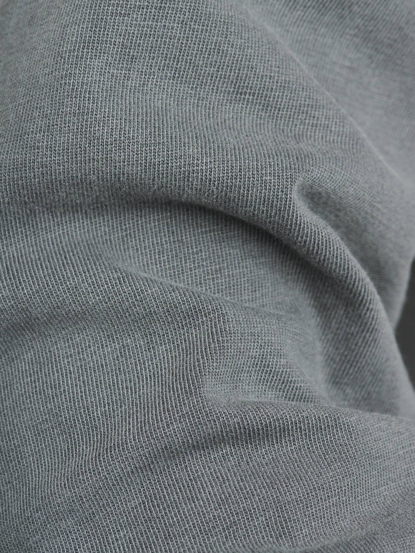 Heavy Jersey LS Tee, Faded Black