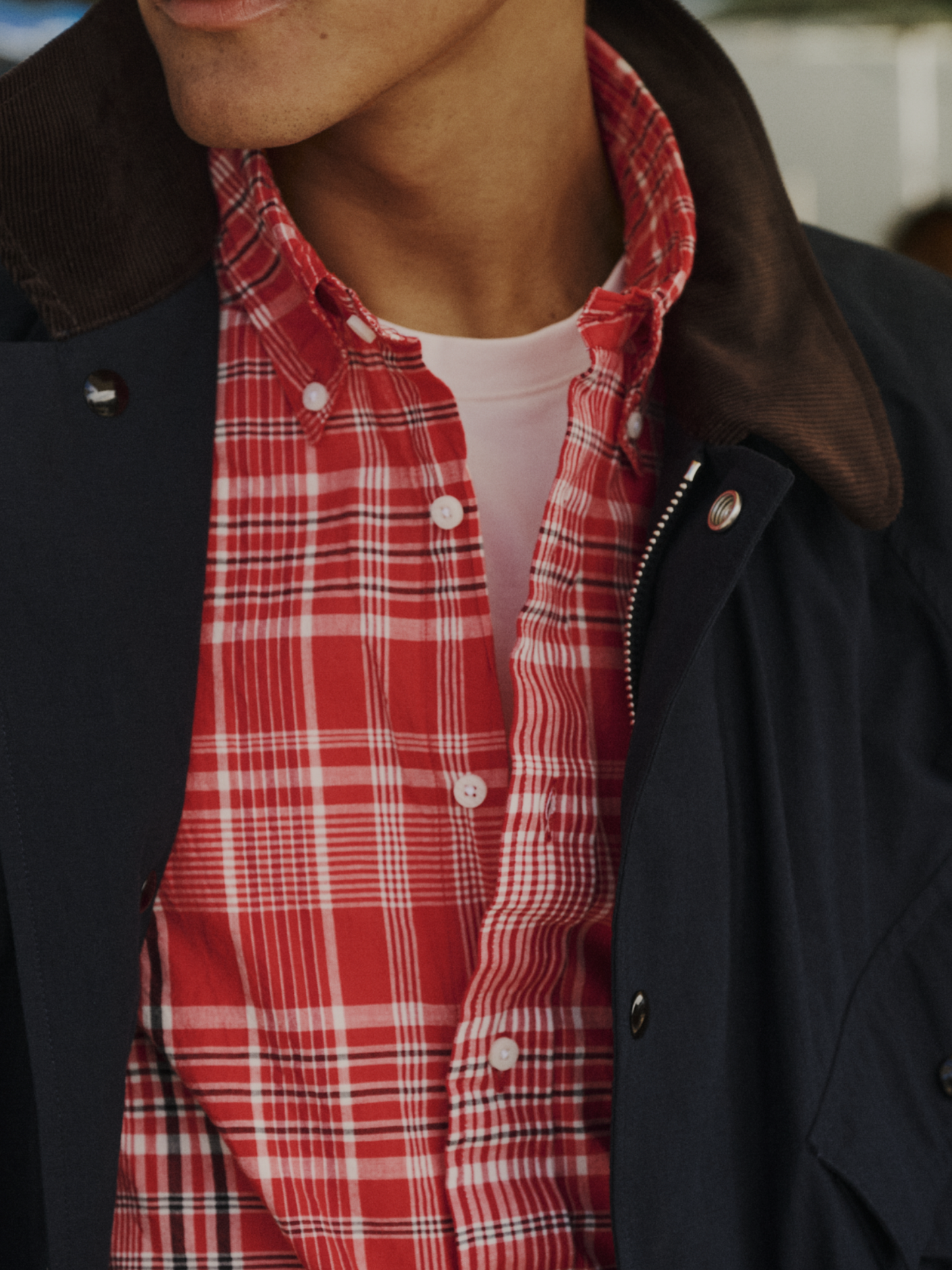 Jamaica Bandana Madras Shirt, Red