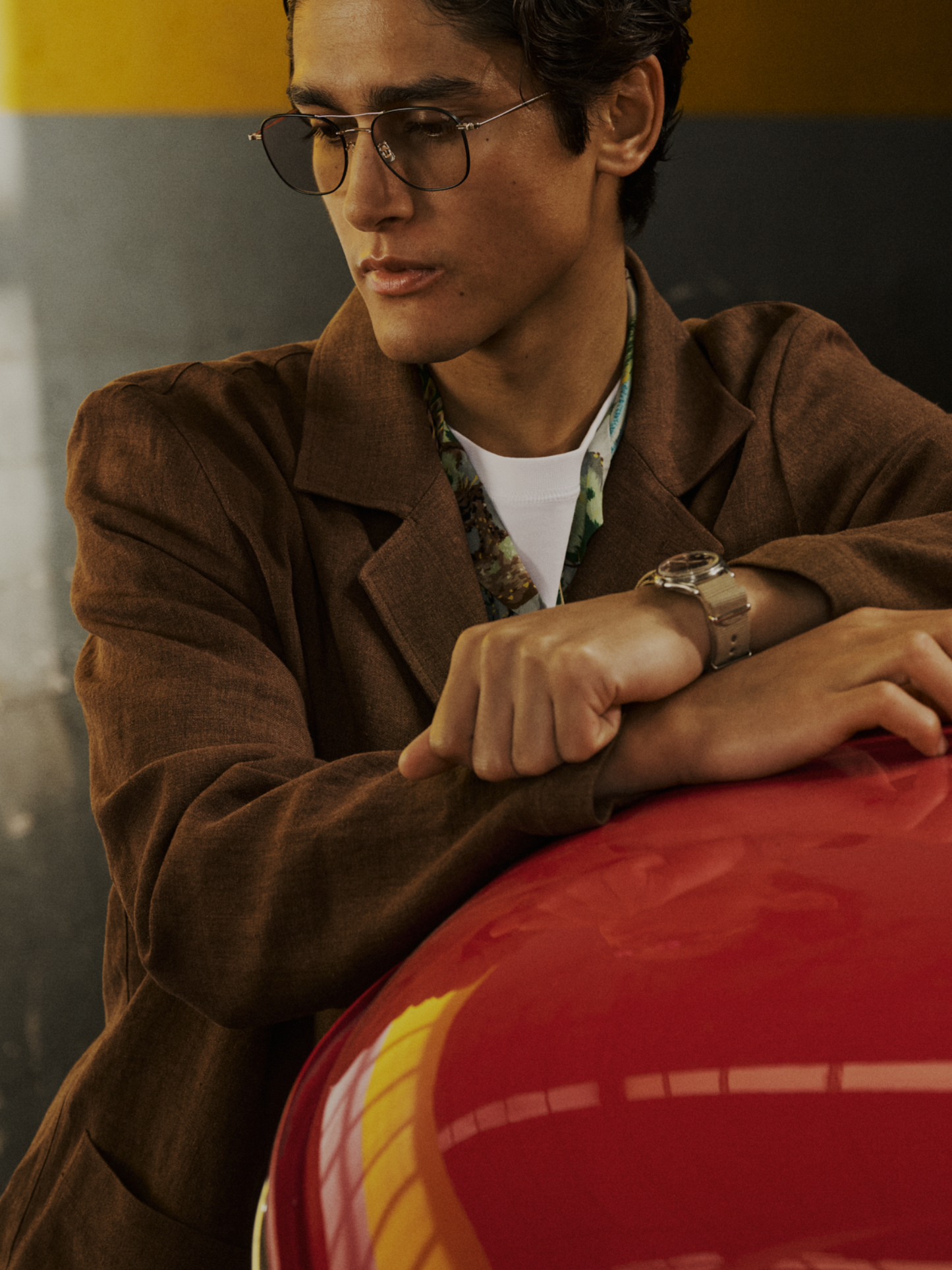 Traveler Jacket Belgian Linen, Cinnamon