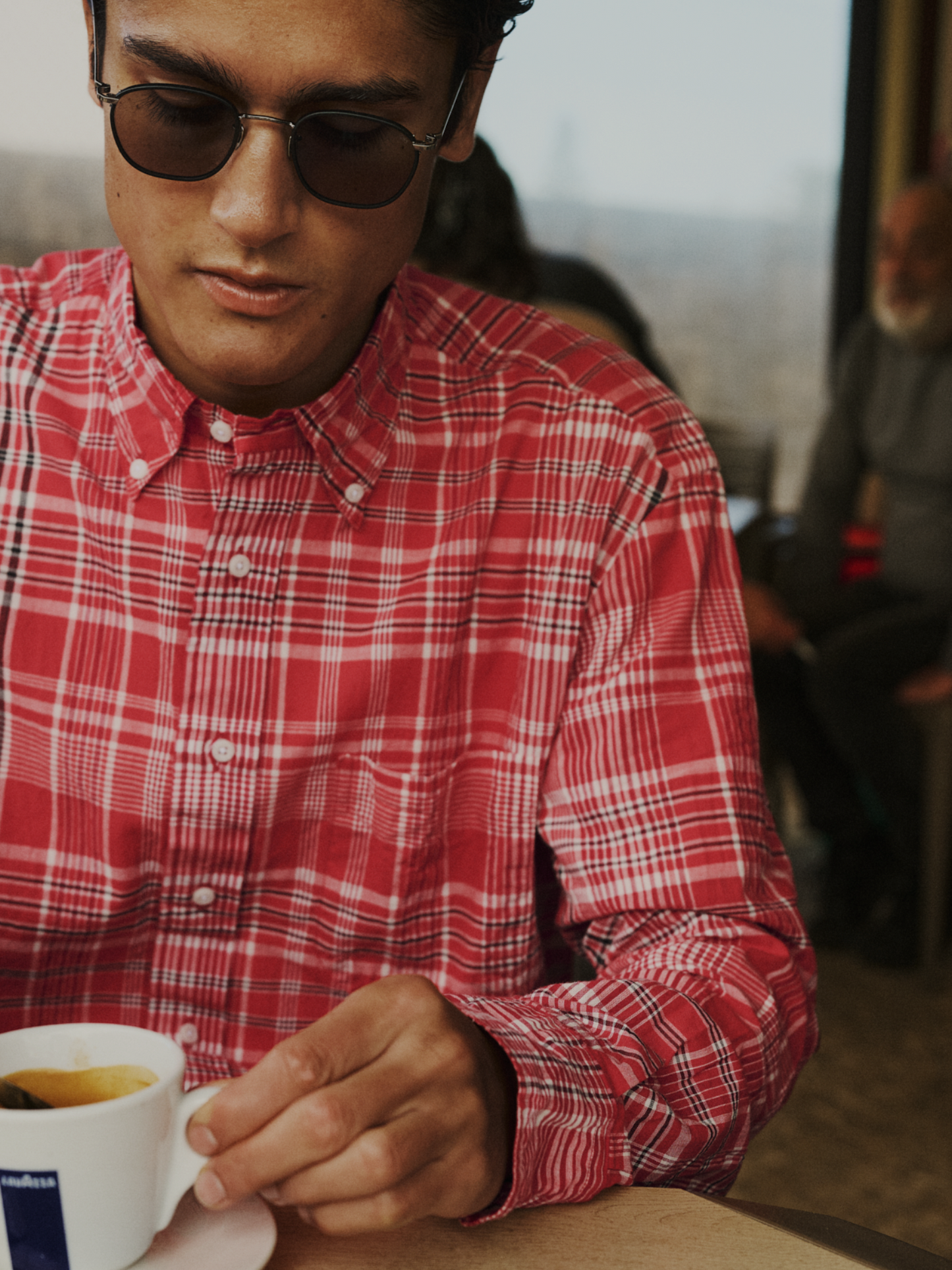 Jamaica Bandana Madras Shirt, Red