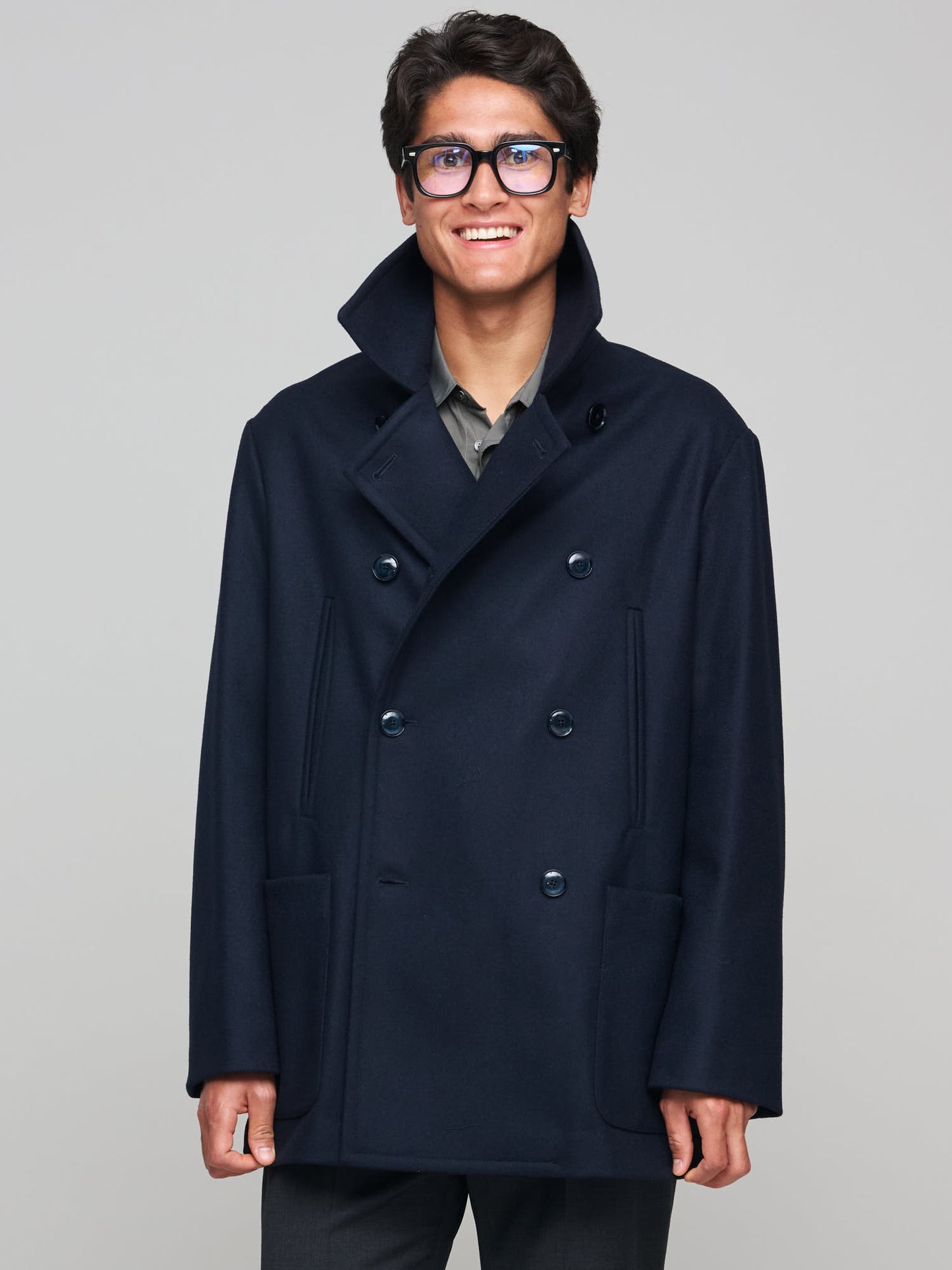 Gaban Coat, Navy