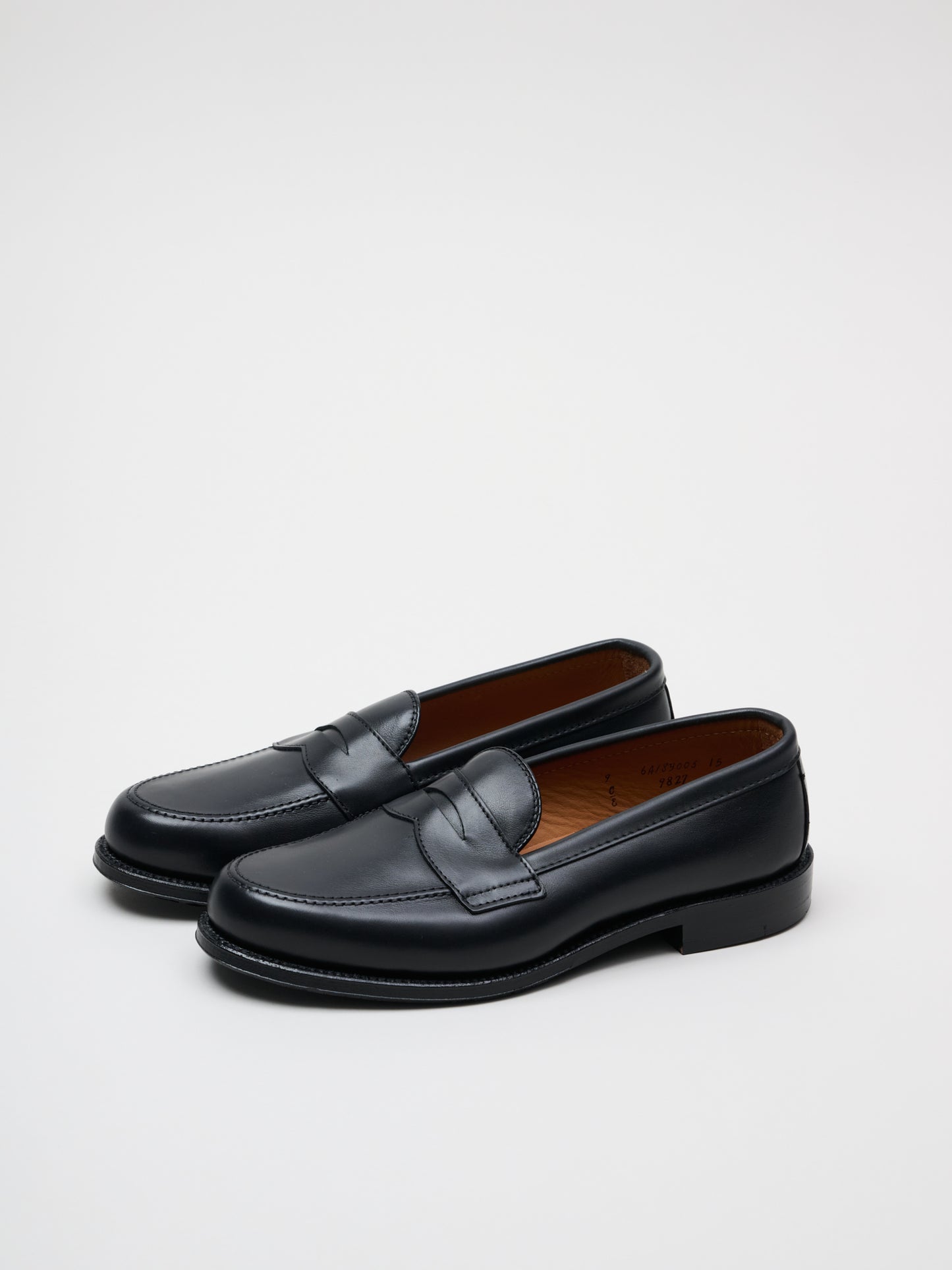 9827E Fully Lined Penny Loafer Canton Calf, Black