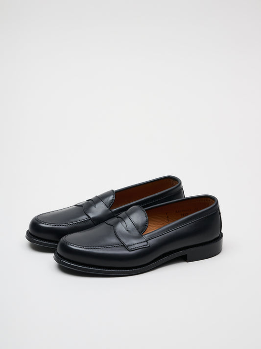 9827E Fully Lined Penny Loafer Canton Calf, Black
