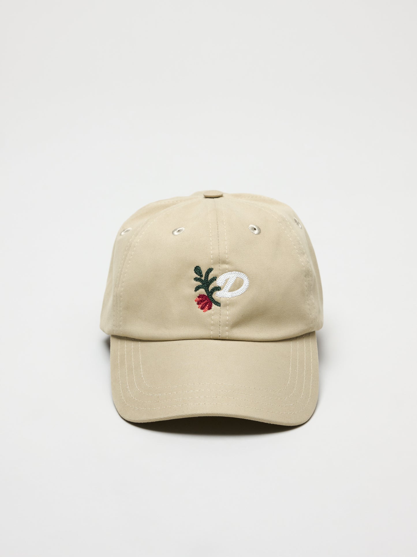 D Flower Baseball Cap, Sand