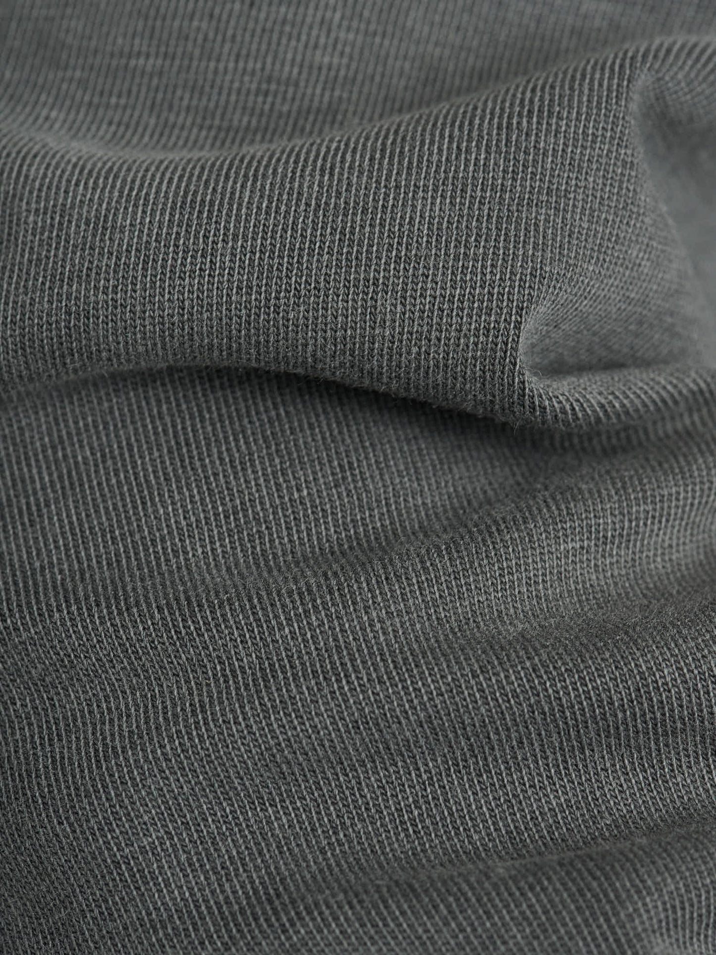 Heavy Jersey Rugby Polo, Faded Black