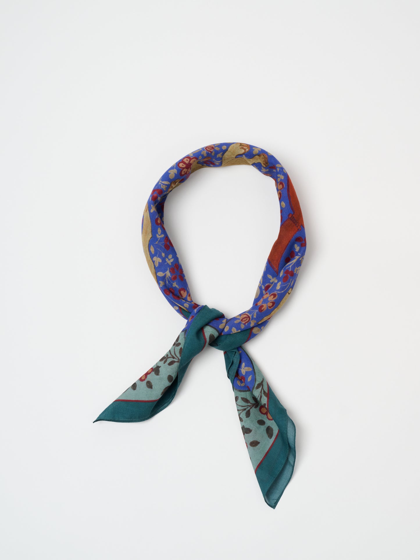 Ispahan Bandana, Blue