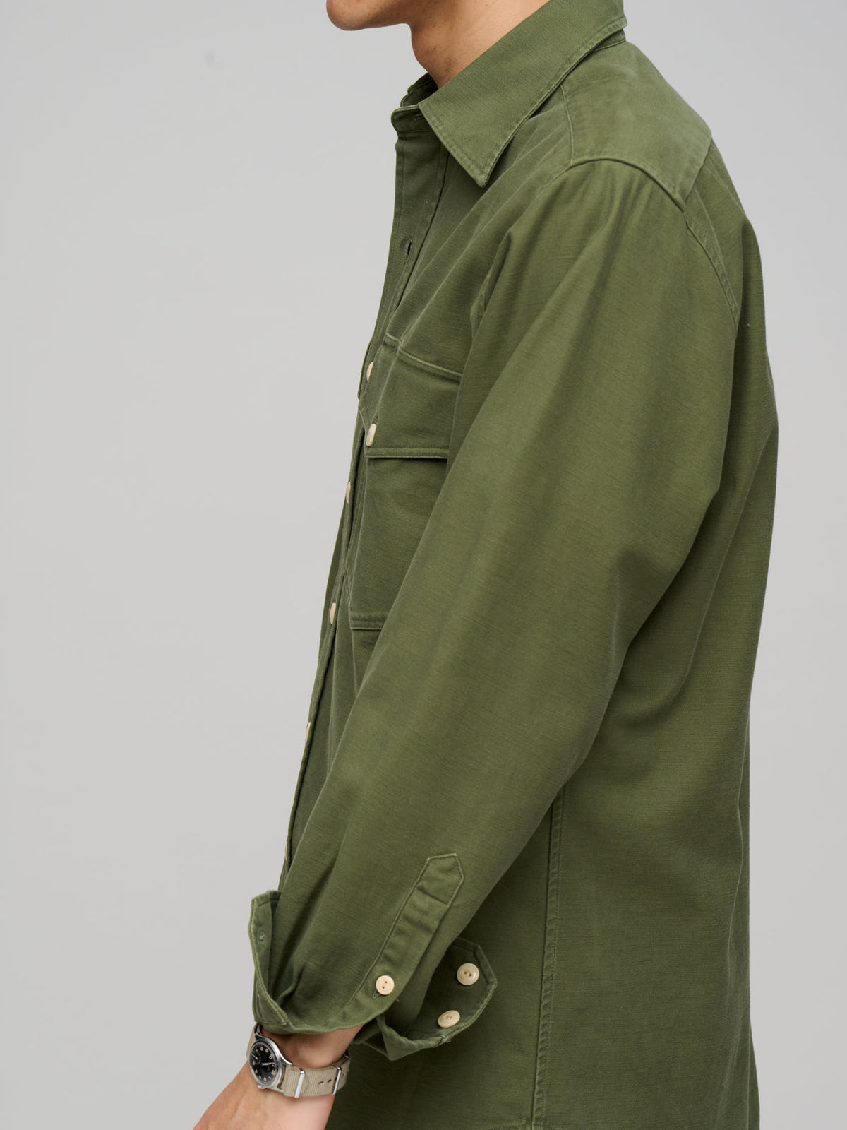 LP Two-Pocket Casual Shirt, Olive