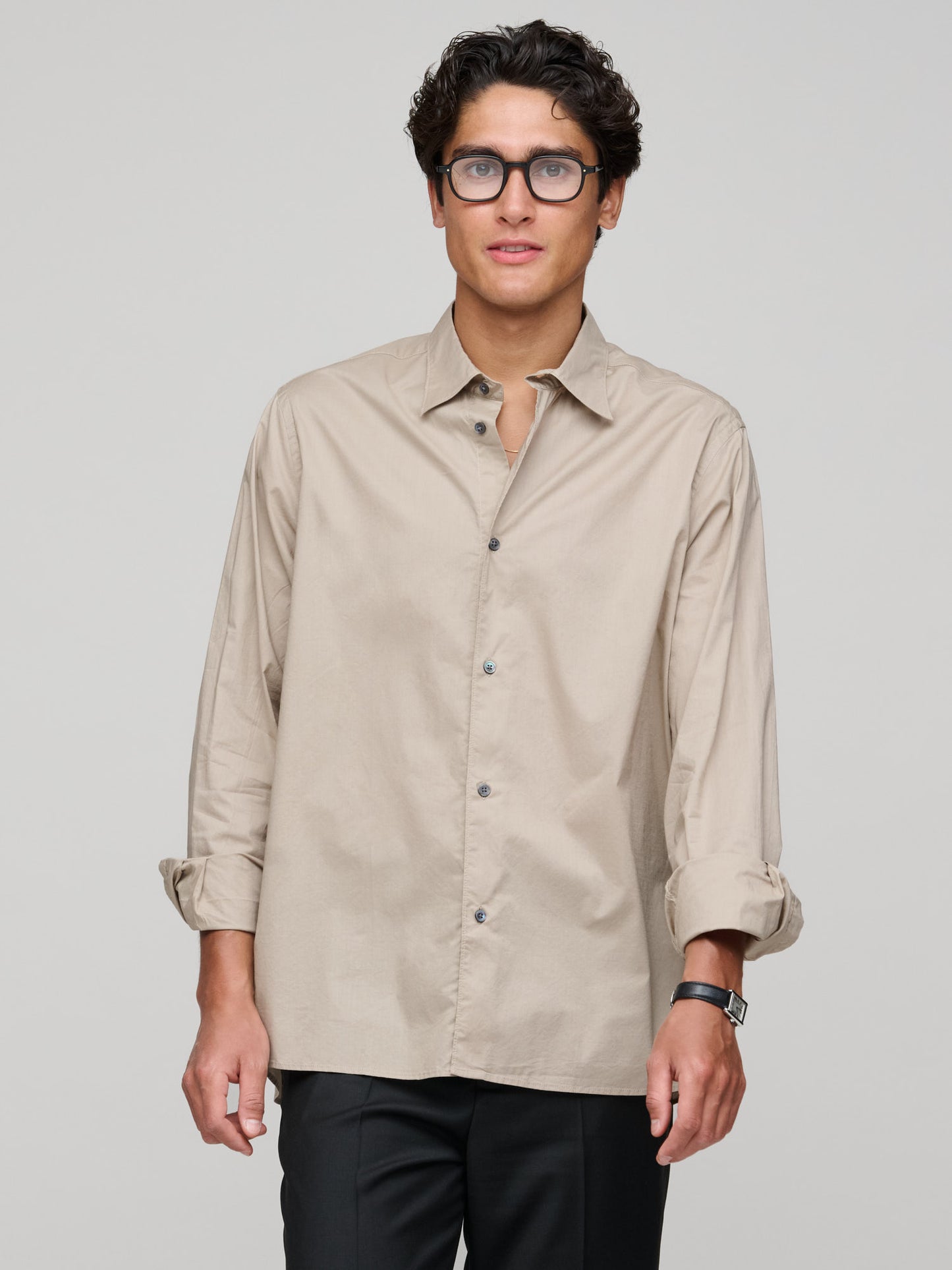 Volume Shirt Wash Cot, Stone