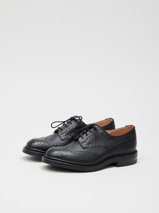 Bourton Derby Leather Brogues, Black
