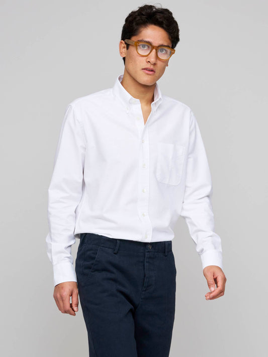 American BD Oxford Shirt, White