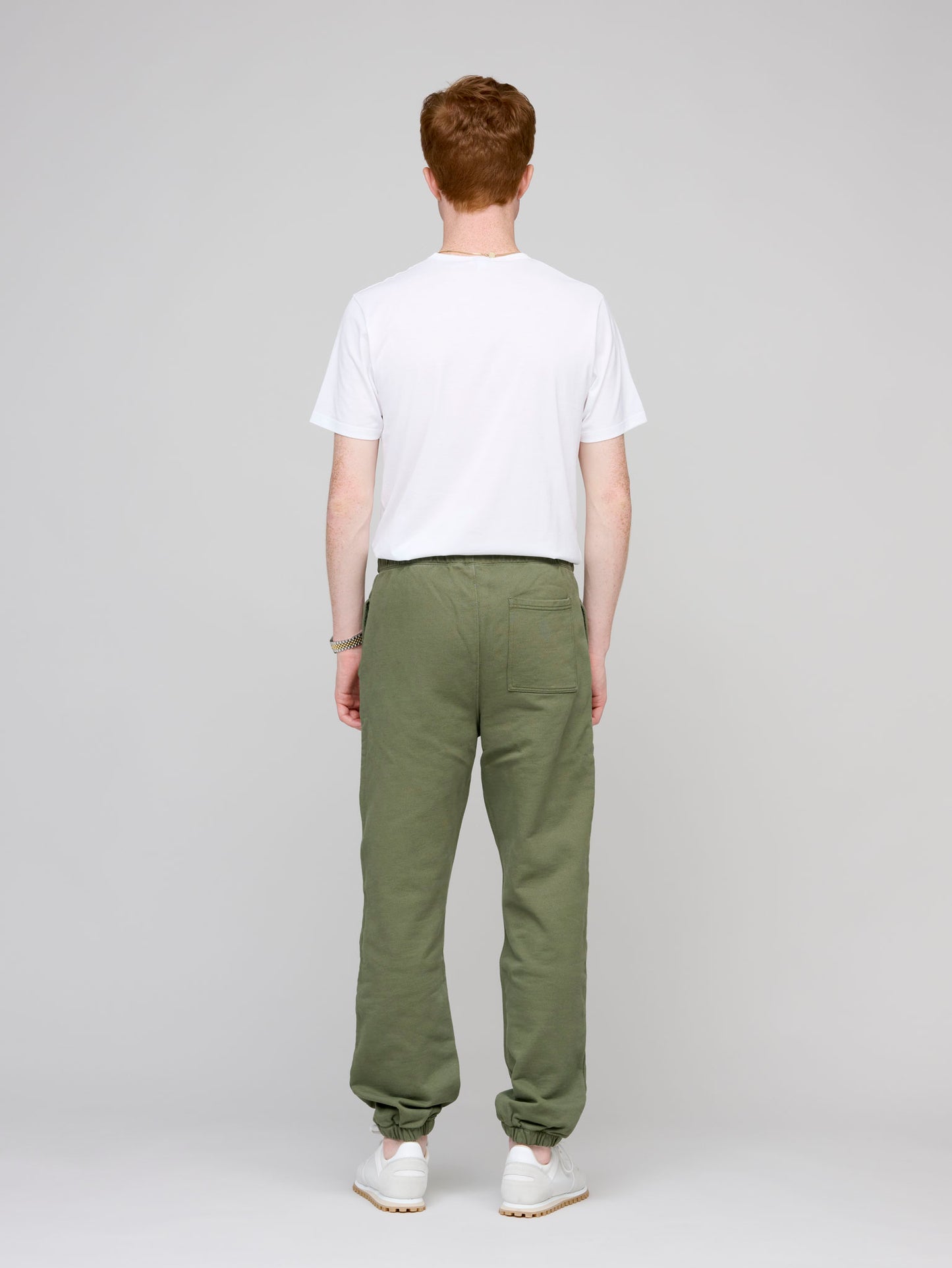Cotton Loopback Sweatpants, Army Green