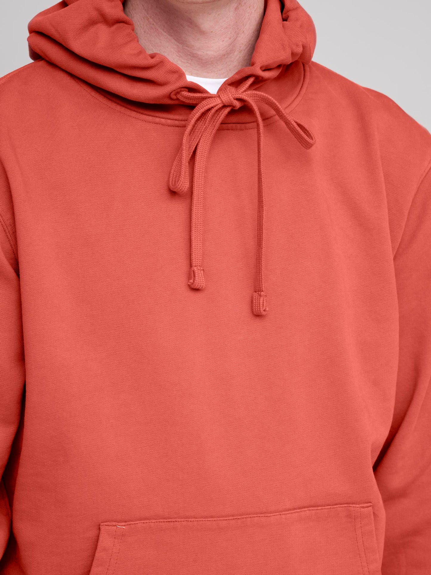 Cotton Loopback Hood Sweat, Dusty Red